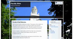 Desktop Screenshot of faculty.newpaltz.edu